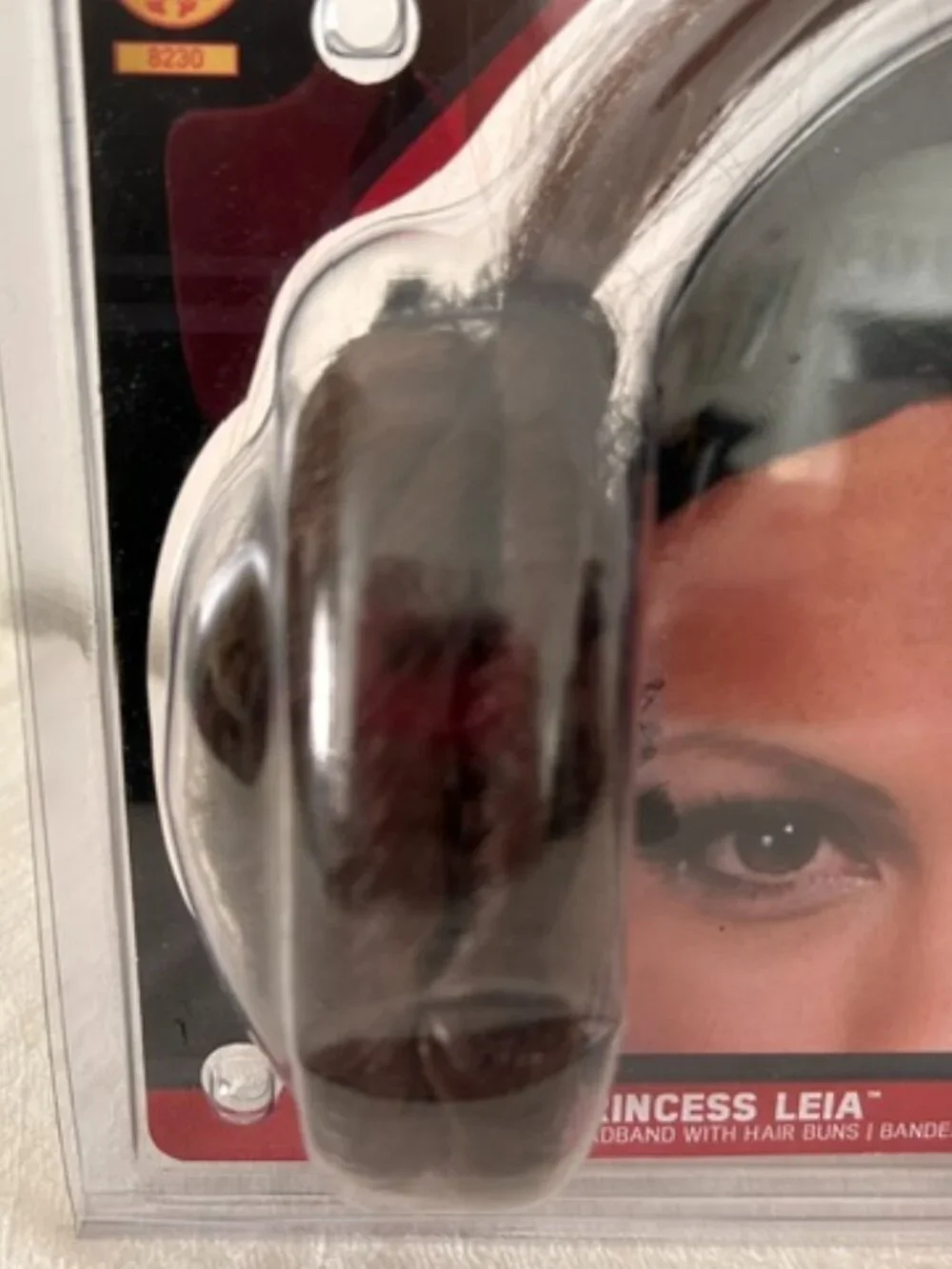 Princess Leia Wig Headband Hair Buns Star Wars Costume NEW UNUSED
